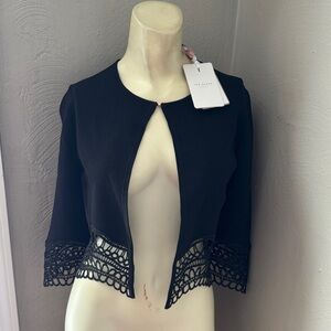 Ted Baker cardigan with lace trim detail size 1 NWT